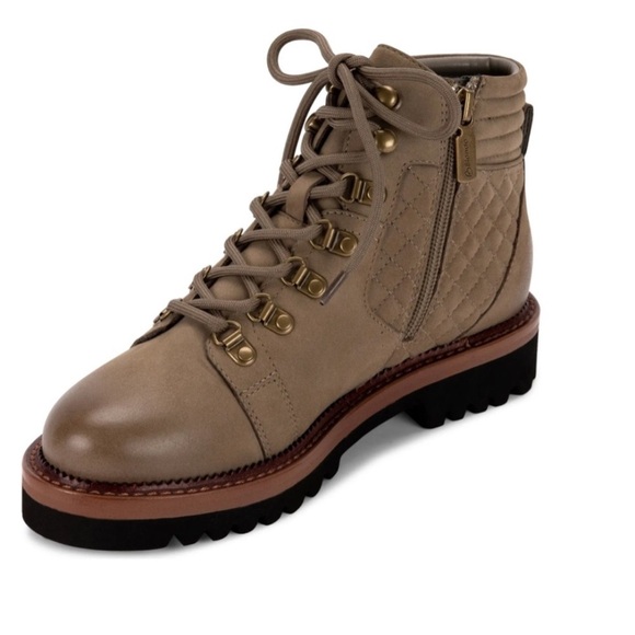 BLONDO TAN/BEIGE QUILTED WATERPROOF LACE-UP HIKING BOOT SZ 11 - Picture 3 of 6